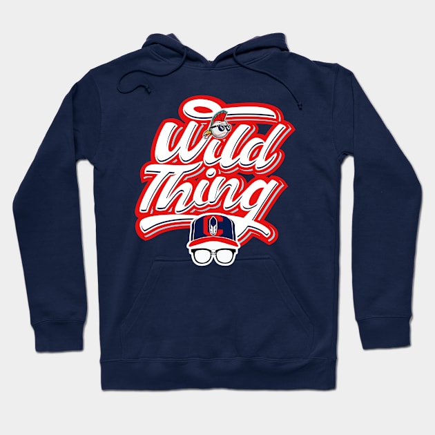 Wild Thing Script Type Hoodie by Alema Art